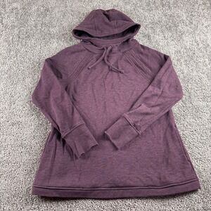 Duluth Trading Hoodie Womens M Purple Cotten Blend Cozy Sweatshirt